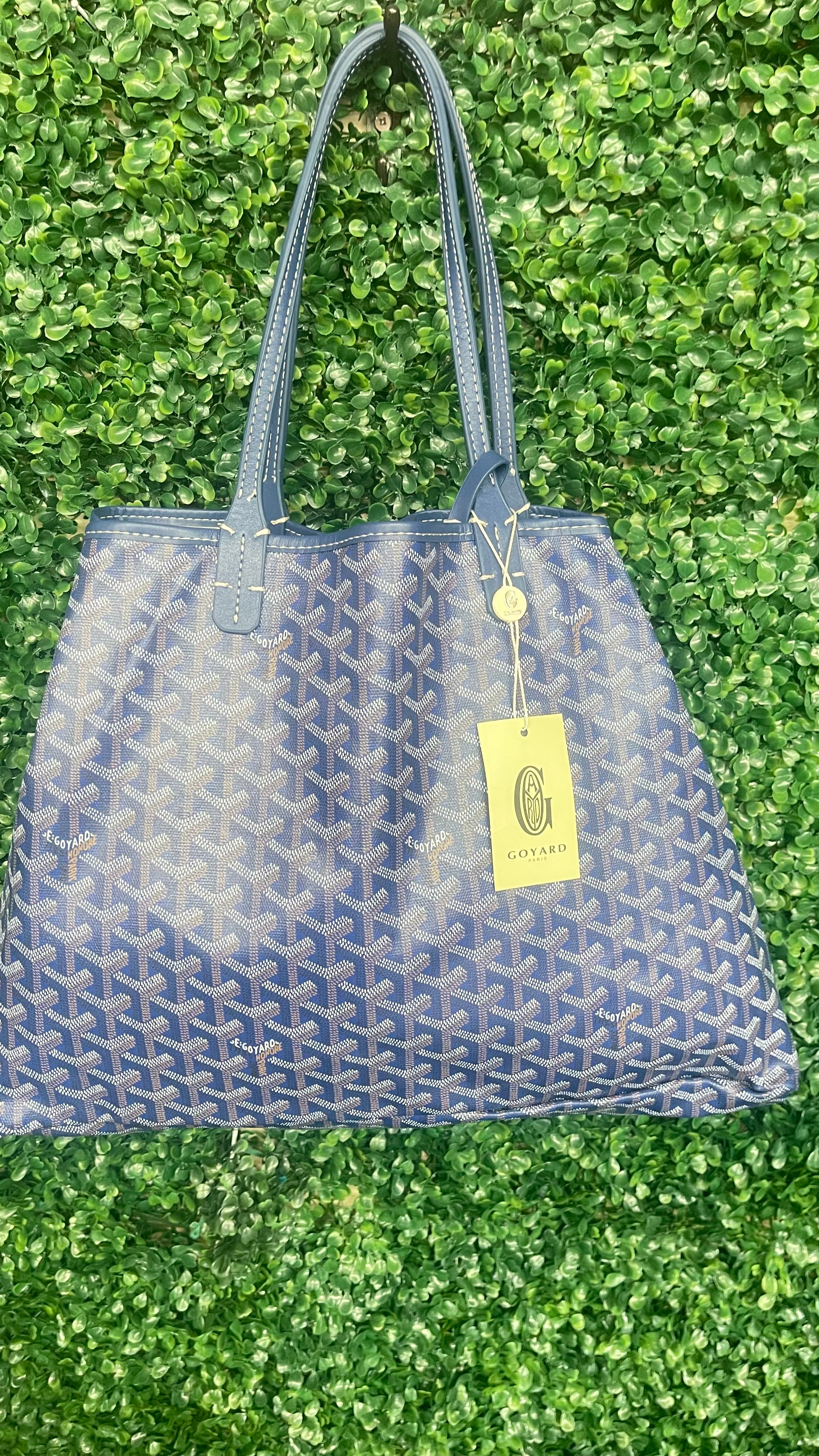 Goyard-Inspired Signature Print Bag — Crossbody & Tote Styles