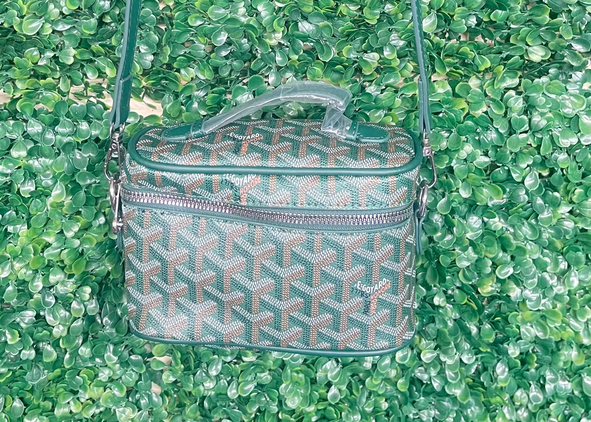 Goyard-Inspired Signature Print Bag — Crossbody & Tote Styles