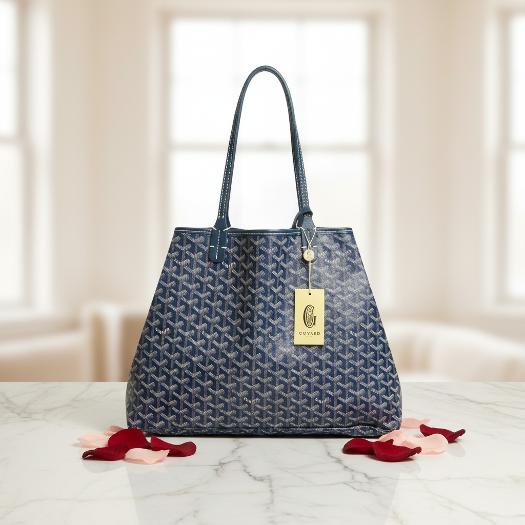 Navy Tote Styled Shot