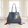 Navy Tote Styled Shot