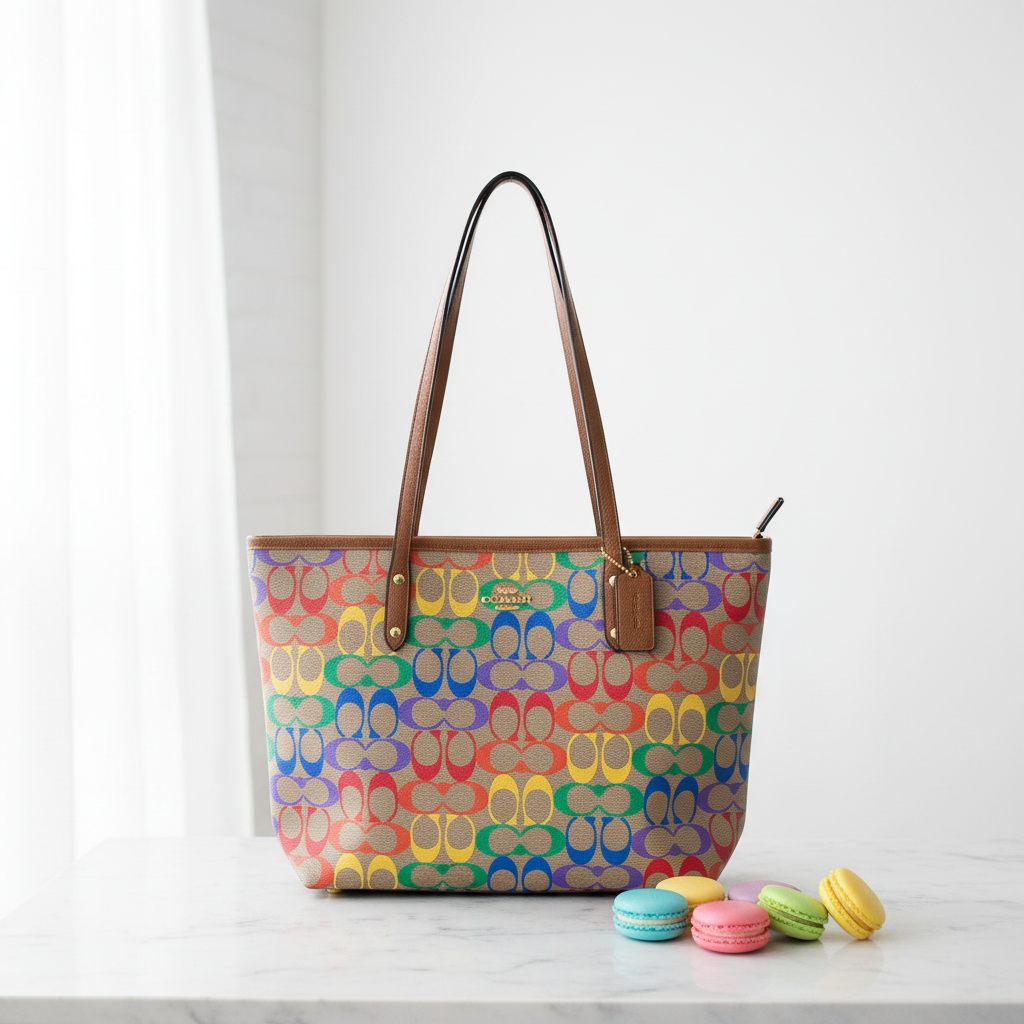 Rainbow Tote Styled Shot